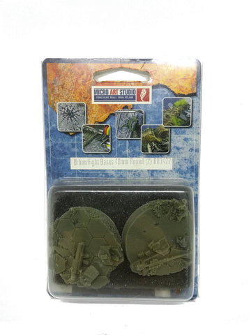 Urban Fight Bases 40mm Round (2) B03422 - TYPE (1) - MICRO ART STUDIO