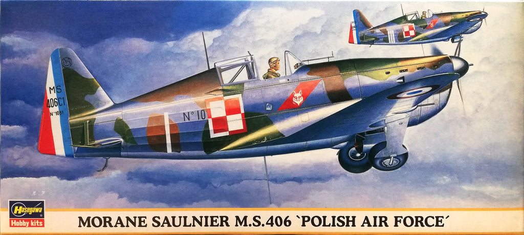 Morane Saulnier M.S.406 'Polish air force' - 1:72 - Hasegawa - 00187