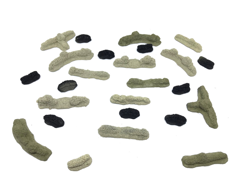 Bocage Mixed - 6mm - Scenery Wargame - UNPAINTED - ES130 - (TYPE B) - @