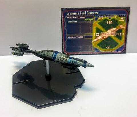 Star Wars Miniatures - Commerce Guild Destroyer (33/60) + Card - Starship Battles