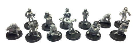 Shadowforge - Blood Bowl Amazons / Humans - Nun Female Team of 12 Players - 28mm