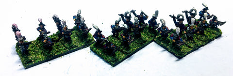 Empire Crossbowmen WHITE - 10mm - Warmaster - PAINTED