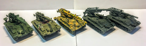 Atlantic - 602 - Artiglieria pesante obice semovente T236 (x5) - 1:72 - CP@