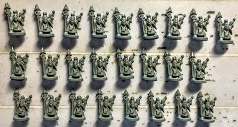 Eldar Warlock (x25) - 6mm - Epic