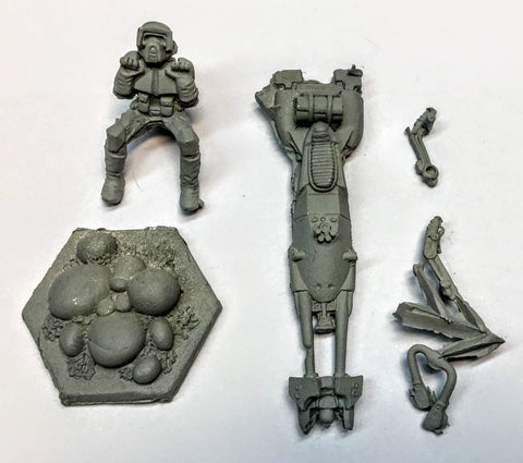 Star Wars - 40502 - Spedeer Bike (West end Games) - 25mm