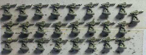 Imperial Guard Heavy Weapons Guardsmen (x25) - 6mm - Epic