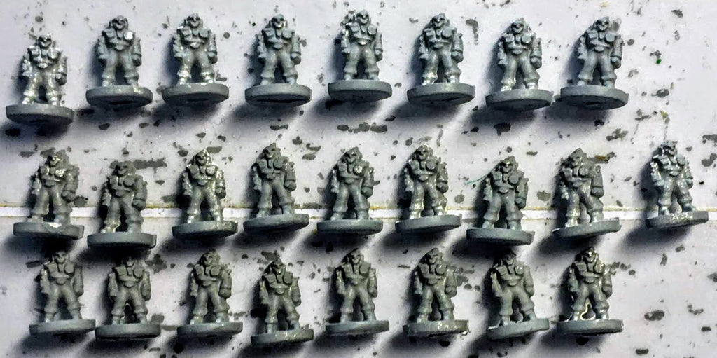 Imperial Guard Gunners (x25) - 6mm - Epic