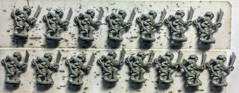 Tyranid Warriors (Type 1) x15 - 6mm - Epic - UNPAINTED