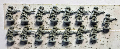Tyranid Warriors (type 2) x15 - 6mm - Epic - UNPAINTED