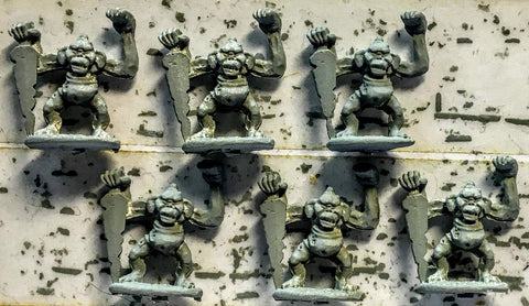 Daemons Plague Bearer of Nurgle x6 - 6mm - Epic