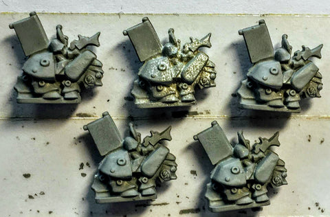 Daemons Juggernauts of Khorne (x5) - 6mm - Epic