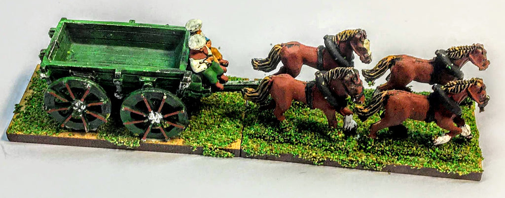 Empire Cart - 10mm - Warmaster - PAINTED - CP@