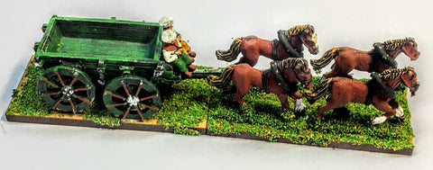 Empire Cart - 10mm - Warmaster - PAINTED - CP@
