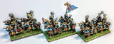 Empire Wolf Knights - 10mm - Warmaster - PAINTED - CP@