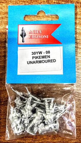 Pikemen Unarmoured (30 Years War) - 15mm - Acies - 30YW-08 - @