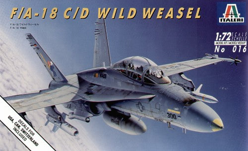 Italeri - 0016 - McDonnell-Douglas F/A-18C / F/A-18D Hornet 'Wild Weasel' - 1:72