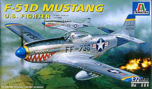 North-American P-51D Mustang - 1:72 - Italeri - 0086