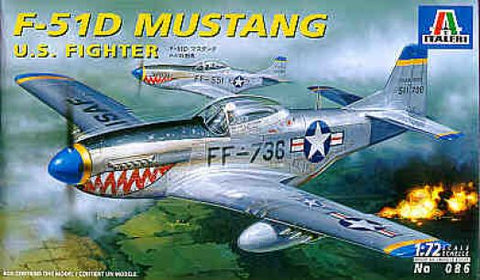 North-American P-51D Mustang - 1:72 - Italeri - 0086