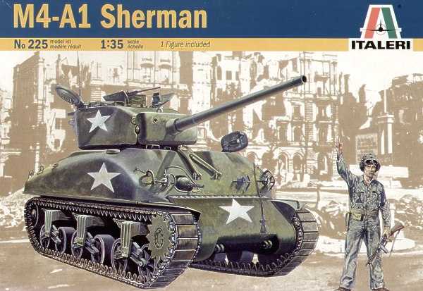Italeri - 0225 - M4A1 Sherman - 1:35