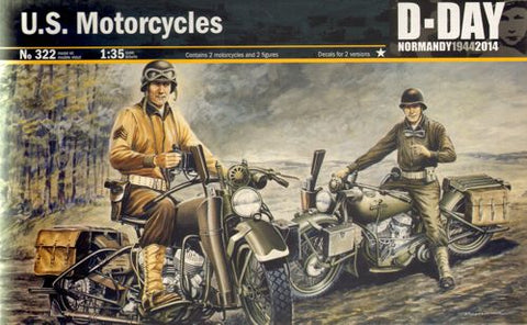 Italeri - 0322 - U.S. Motorcycles - 1:35