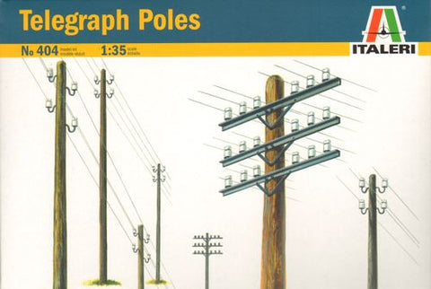 Telegraph Poles - Italeri - 0404 - 1:35 - @