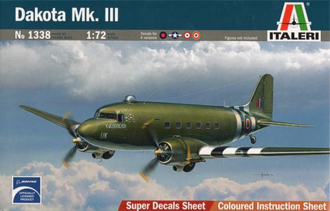 Douglas DC-3/Douglas C-47 Dakota Mk.III - 1:72 - Italeri - 1338
