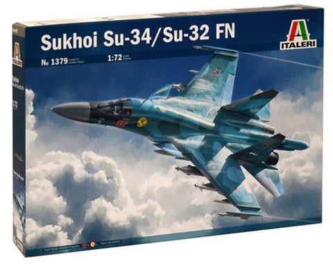 Italeri - 1379 - Sukhoi Su-34/Su-32 FN Fullback - 1:72