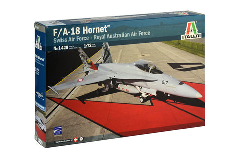 Italeri - 1429 - McDonnell-Douglas F-18 Hornet Swiss Air Force and RAAF - 1:72