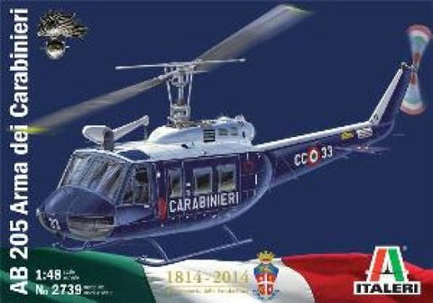Agusta-Bell AB 205 Carabinieri - 1:48 - Italeri - 2739