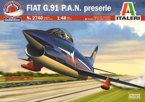 FIAT G.91 P.A.N. Preserie - 1:48 - Italeri - 2740