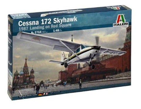 Cessna 172 Skyhawk (as seen 1987 Landing on Red Square) - Italeri - 2764 - 1:48 - @