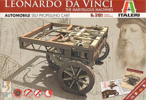 Italeri - 3101 - Leonardo Da Vinci Self-Propelling Cart The Marvellous Machines
