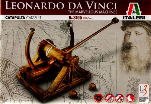 Italeri - 3105 - Leonardo Da Vinci Catapult The Marvellous Machines