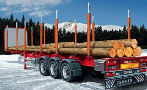 Timber Trailer - 1:24 - Italeri - 3868 - CP@