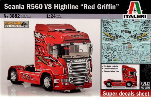 Italeri 3882 - Scania R560 V8 Highline 'Red Griffon' - 1:24