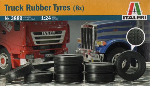 Italeri - 3889 - Truck Rubber Tyres - 1:24