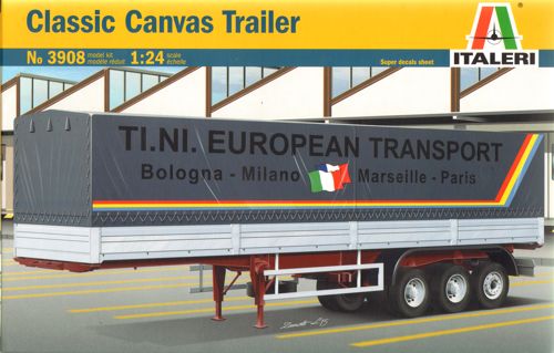 Italeri - 3908 - Classic Canvas Trailer - 1:24