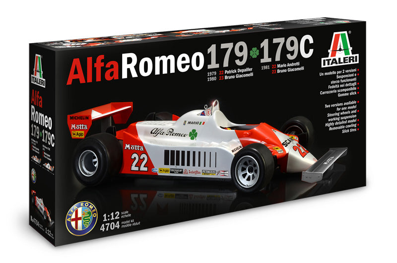 Italeri 4704 - Alfa Romeo 179 F1. - 1:12