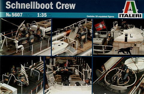 S-100 Schnellboot Torpedo Boat Crew - 1:35 - Italeri - 5607