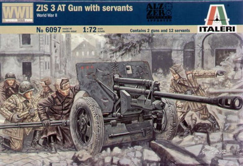 Zis 3 AT Gun with servants (World War II) - 1:72 - Italeri - 6097 - @