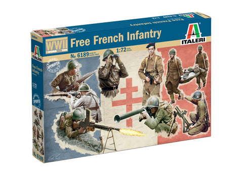 Italeri - Free French Infantry (WWII) - 1:72 -  IT6189