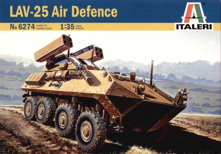 Italeri 6274 - LAV-25 Piranha Air Defence - 1:35