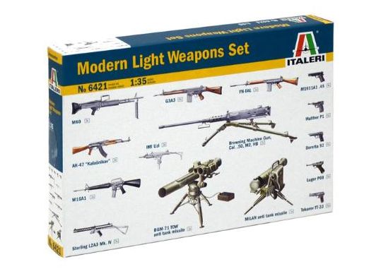 Modern Light Weapon Set - 1:35 - Italeri - 6421