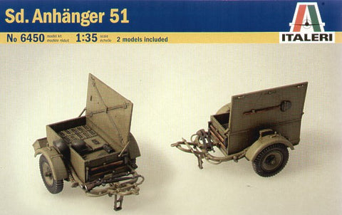 Italeri 6450 - SD Anhanger (2 x kits) - 1:35