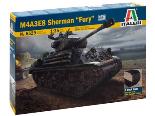 Italeri - 6529 - M4A3E8 Sherman 'Fury' - 1:35