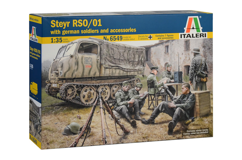 Italeri 6549 - Steyr RSO/01 with German Soldiers - 1:35