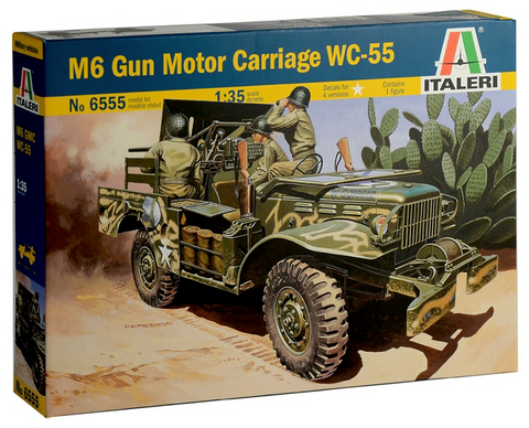 Italeri - 6555 - M6 Gun Motor carriage WC-55 - 1:35