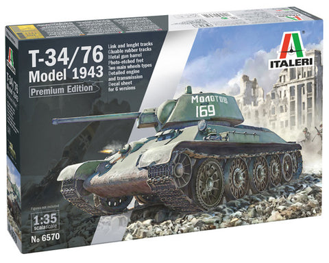 Italeri - 6570 - Soviet T-34/76 Model 43 - 1:35
