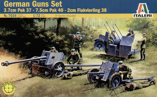 3.7 PaK-37/7.5cm PaK-40/20mm Flakvierling 38 - Italeri - 7026 - 1:72 @