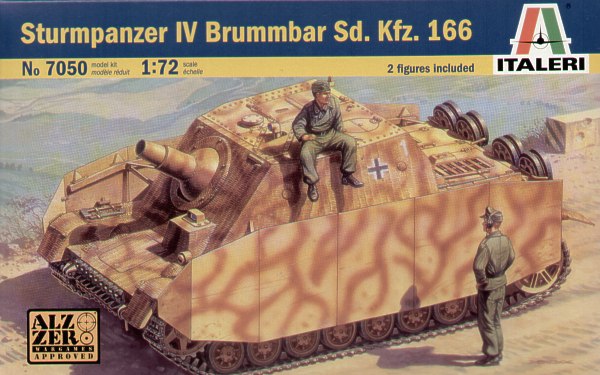 Italeri 7050 - Sturmpanzer IV Brummbar Sd.Kfz.166 - 1:72